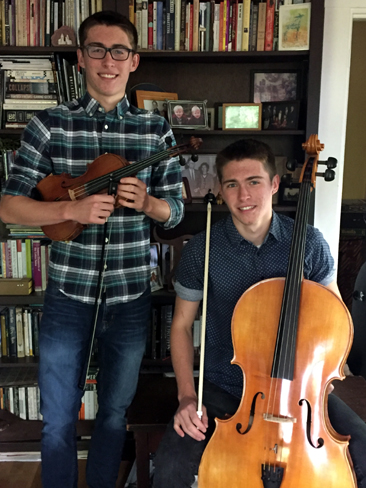 Soloists
Connor Wertz (Violin), Aidan Wertz (Cello)